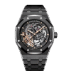 AUDEMARS PIGUET ROYAL OAK DOUBLE BALANCE WHEEL SKELETON BLACK (BLACK DIAL)