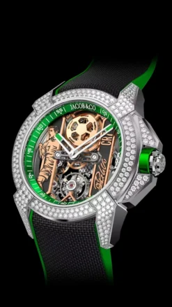 JACOB & CO – CR7 STAINLESS STEEL – SILVER DIAMOND